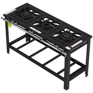 Fogão Industrial Gastromaq 3 Bocas Linha Mista Fg403lm