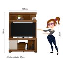 Ver imagem 3 de Estante Home Theater New Lara para TVs de até 55 Polegadas Línea Brasil
