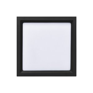 Painel de Led Stella Quadrado Deep de Embutir Recuado 22w Bivolt Preto 4000k Luz Neutra