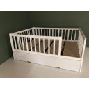 Ver imagem 2 de CAMA MONTESSORIANA CERCADO CASAL C/ AUXILIAR