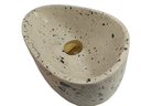 Ver imagem 4 de Cuba de Apoio Oval para Banheiro em Concreto com Efeito Granilite