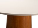 Ver imagem 3 de Mesa de Jantar Roma Redonda 06 Lugares 150cm Base Amêndoa Tampo Off White