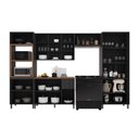 Ver imagem 3 de Armário de Cozinha Modulada Completa Fidelitá Nara 100% MDF 5 Peças 350cm 16 Portas 2 Gavetas com
