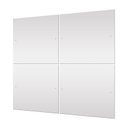 Ver imagem 1 de Kit Espelhos com 4 Unidades 50x50 Cm Cinza - Móveis Henn