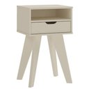 Ver imagem 7 de Mesa de Apoio Lateral Vip com Gaveta e Nicho Off White