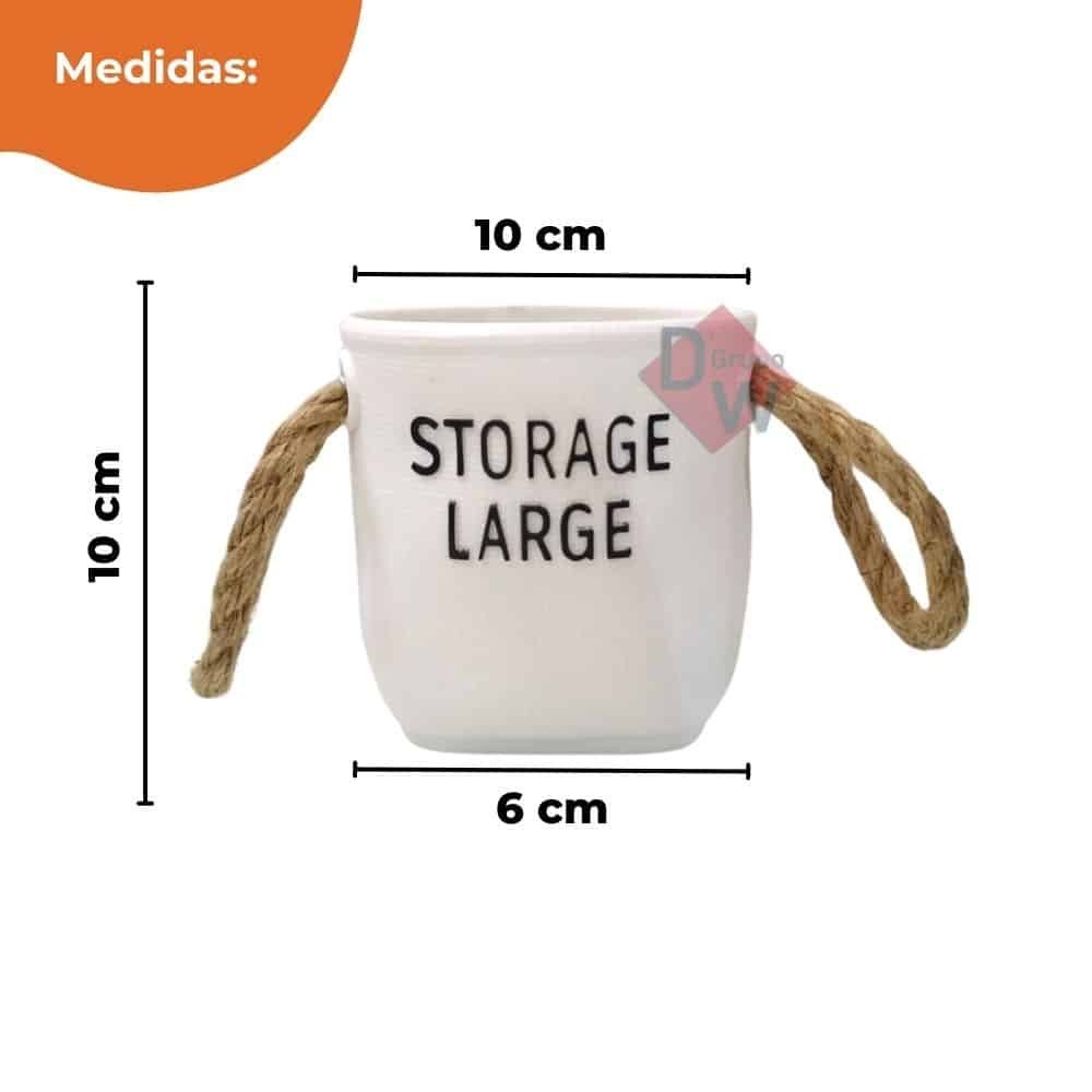 Vaso Storage Large Branco - 4