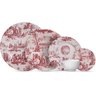 Aparelho de Jantar com 30 Peças Toile de Jouy Bordo Alleanza - 1