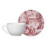 Aparelho de Jantar com 30 Peças Toile de Jouy Bordo Alleanza - 3