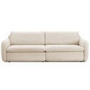 Ver imagem 3 de Sofá 4 Lugares Orgânico Sala de Estar Living 276cm Eliot F04 Linho Tramado Creme - Lyam Decor