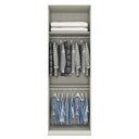 Ver imagem 2 de Guarda Roupa Modulado Predileto 2 Portas com Espelho Areia/Jequitibá - Móveis Henn