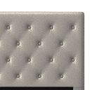 Ver imagem 3 de Cabeceira Solteiro Estofada Hampton Probel Corino