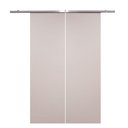 Ver imagem 1 de Porta de Correr Dupla Branco Prime Kit Alumínio 210x160