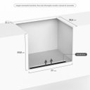 Ver imagem 5 de Fogão de Embutir a Gás Atlas Utop 5 Bocas 100L Preto Bivolt