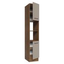 Ver imagem 6 de Paneleiro 40 Cm 2 Portas e 2 Nichos Rustic/crema Agata Madesa