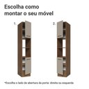 Ver imagem 4 de Paneleiro 40 Cm 2 Portas e 2 Nichos Rustic/crema Agata Madesa