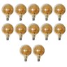 Lampada Led Multifilamento Kit 12 Unidades 30W Vintage 380lm Luz Retro Iluminaçao Casa Loja Decoraça - 1