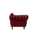 Ver imagem 7 de Recamier Decorativo Divã Amsterdã 147cm Lado Direito Suede Marsala