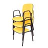 03 Cadeiras para Auditórios Linha Hotel Auditório Amarelo - 1
