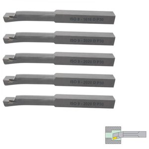 Kit Ferramenta Soldada Iso 9 - 2020 D P30 - 5 Peças