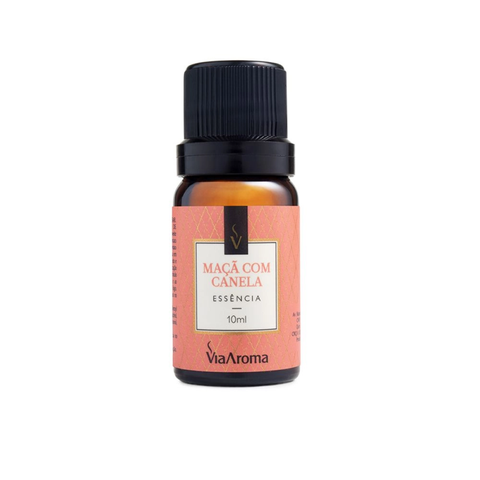 Essência para Aromatizador Via Aroma 10ml Maça com Canela