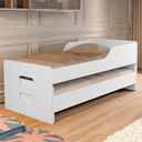 Ver imagem 6 de Bicama Solteiro Brasil Cama com Auxiliar e 2 Colchões D20 Cor:branco