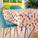 Ver imagem 2 de 1 Toalha Mesa TNT Festa Pet Cachorro Osso Patinha 1,40X3,00