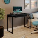 Ver imagem 2 de Escrivaninha com Gaveta Megane 110 X 45 Klm Store Preto