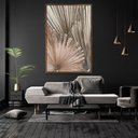 Ver imagem 2 de Quadro Decorativo Tela Vertical Folha Seca Com Moldura e Sem Vidro 40X60