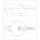 Ver imagem 2 de Panela de Pressão Tramontina Solar 22 Cm 3 Litros em Aço Inox com 5 Dispositivos de Segurança
