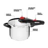 Panela de Pressão Tramontina Solar 22 Cm 3 Litros em Aço Inox com 5 Dispositivos de Segurança - 4