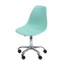 Ver imagem 3 de Cadeira Charles Eames Dkr Pp Base Rodizio:verde Tiffanny