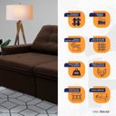 Ver imagem 2 de Sofá Retrátil/Reclinável Malta 2,00m Suede Velut com Molas no Assento King House