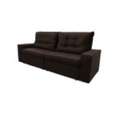 Ver imagem 6 de Sofá Retrátil/Reclinável Malta 2,00m Suede Velut com Molas no Assento King House