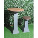 Ver imagem 4 de Banqueta Bistro Balcao Cozinha Americana Torre Eiffel Diversas Cores BGPLASTICOS BGBTE VERDE BANDEIR