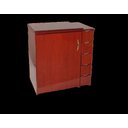 Ver imagem 2 de Gabinete Luxo 5 Gavetas P/maquina de Costura Doméstica-mogno