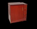 Ver imagem 2 de Gabinete Luxo 5 Gavetas P/maquina de Costura Doméstica-mogno