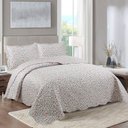 Ver imagem 1 de Kit Cobre Leito Colcha Casal Boutik Dupla Face - Sabrina