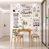 Kit de Adesivos Composição Frases Cozinha Espaço Reservado Compartilhar Momentos - 1