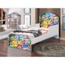 Cama Infantil Quarto Menina Menino Adesivado 100% Mdf com Colchão Princesas Ad - 6