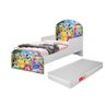 Cama Infantil Quarto Menina Menino Adesivado 100% Mdf com Colchão Princesas Ad - 1