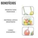 Ver imagem 3 de Ovos Páscoa Artifciais Perolados Decoração para Pendurar - 9 Un
