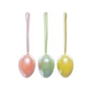 Ver imagem 2 de Ovos Páscoa Artifciais Perolados Decoração para Pendurar - 9 Un