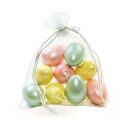 Ver imagem 1 de Ovos Páscoa Artifciais Perolados Decoração para Pendurar - 9 Un