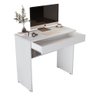 Escrivaninha Vitoria Mesa 70 Cm com 1 Gaveta Nicho Qualitare:branco - 1
