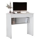 Ver imagem 2 de Escrivaninha Vitoria Mesa 70 Cm com 1 Gaveta Nicho Qualitare:branco