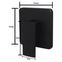 Ver imagem 2 de Registro Monocomando Quadrado Chuveiro Preto REG-002