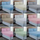 Ver imagem 2 de Kit Roupa de Cama Casal Algodão 300 Fios com Ponto Palito 3 Peças:rosa