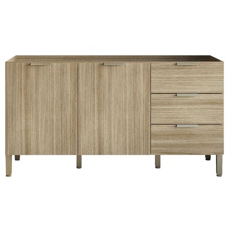 Balcão de Pia Glam 160 Cm Freijó - Kits Paraná