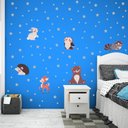 Ver imagem 6 de Adesivos de Parede Animais Bichinhos Estrelas Colorido