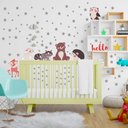 Ver imagem 1 de Adesivos de Parede Animais Bichinhos Estrelas Colorido